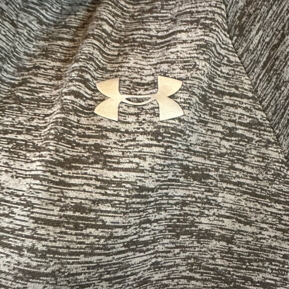Under Armour Womens M/L Olive Heathered Hoodie Top - Picture 5 of 8